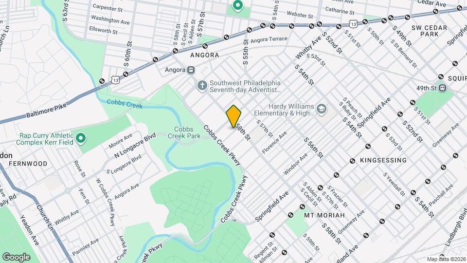 5812 Hadfield St Mapa y Detalles de la Ubicación
