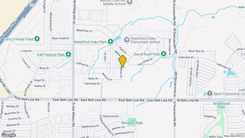 1213 Calvert Dr Map and Location Details