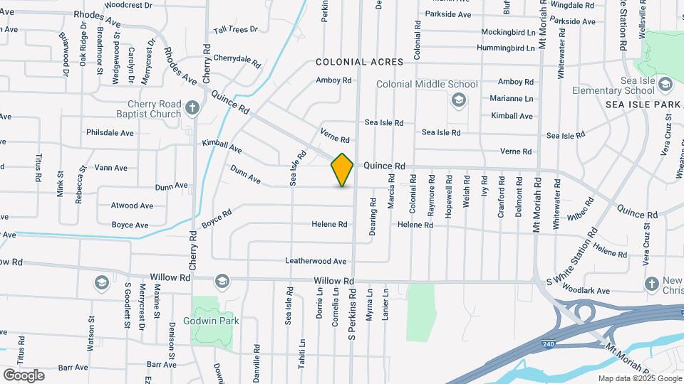 4629 Dunn Ave Map and Location Details