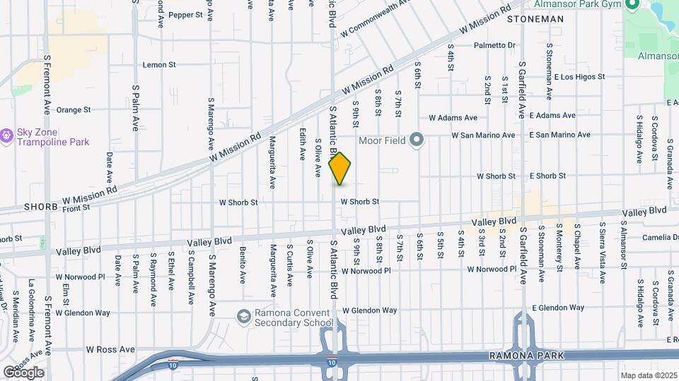 1108 S Atlantic Blvd Map and Location Details