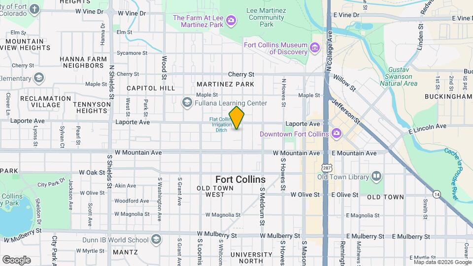 129 N Sherwood St Map and Location Details