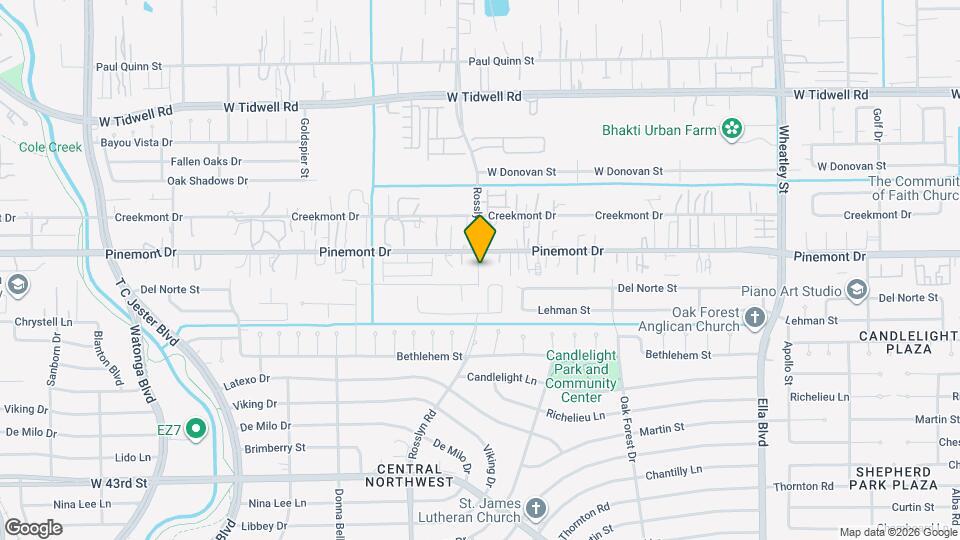 5138 Rosslyn Rd Map and Location Details