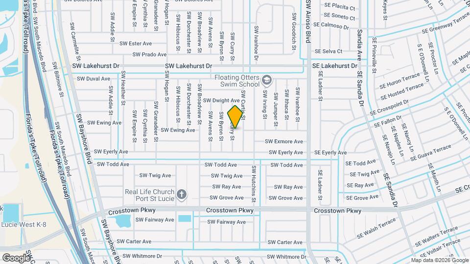 1261 SW Curry St Map and Location Details