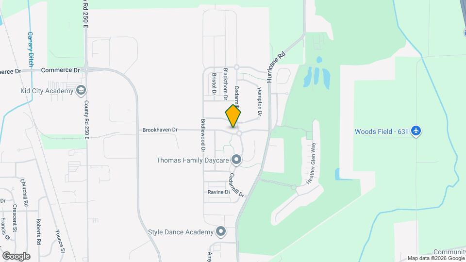 990 Brookhaven Dr Map and Location Details