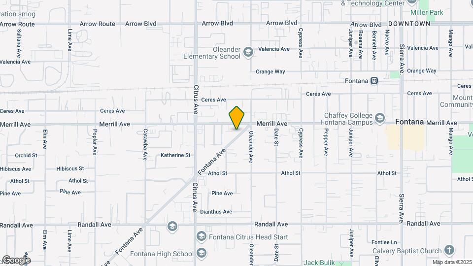 Fontana Avenue Apartments Map and Location Details