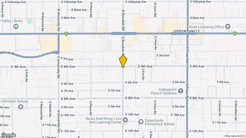 417 S Bowdish Rd Map and Location Details