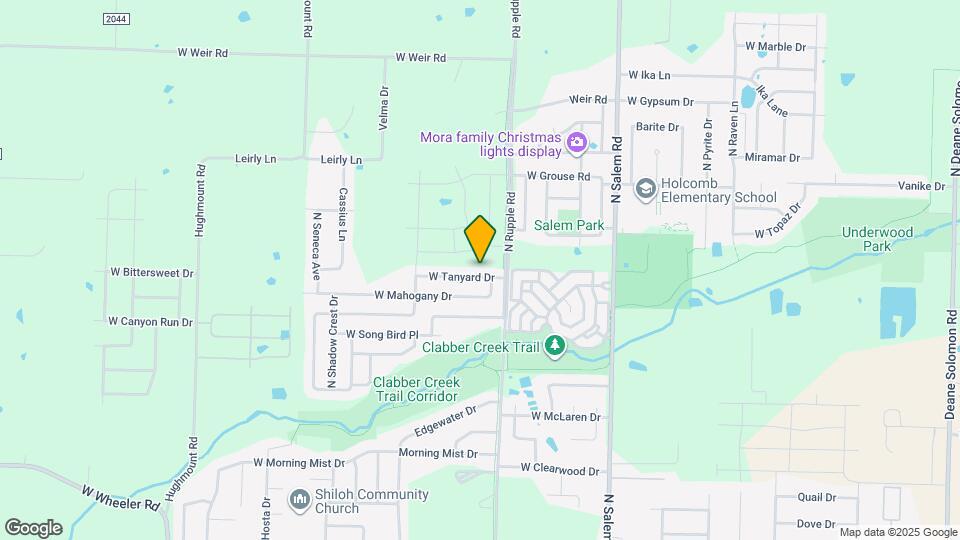 3794 W Tanyard Dr Map and Location Details