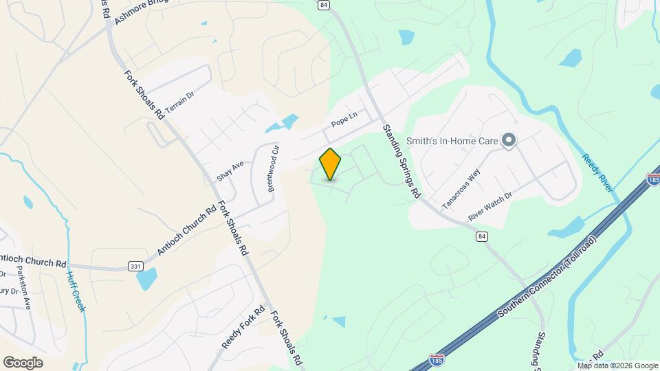 1207 Mission Hill Ln Mapa y Detalles de la Ubicación