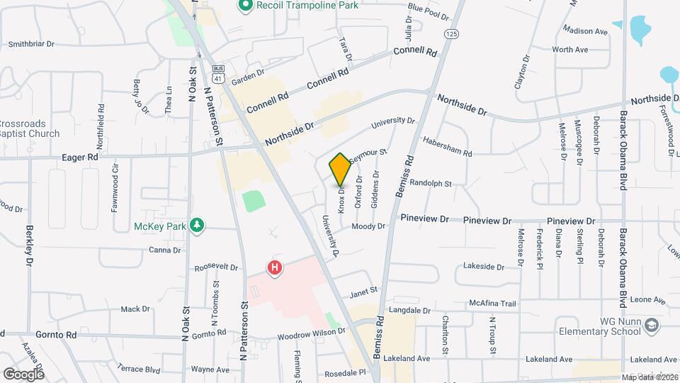 2426 Knox Dr Map and Location Details