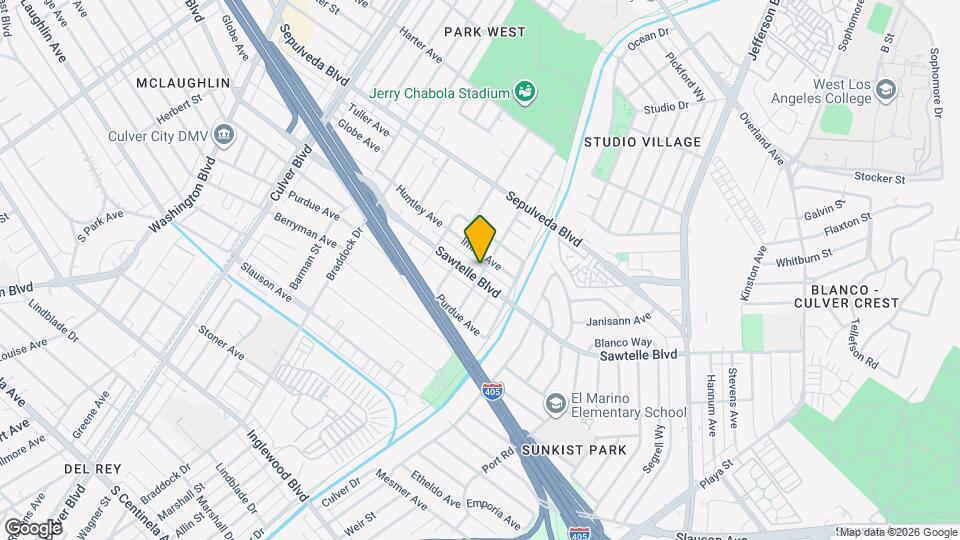 4930-4930 Sawtelle Blvd Map and Location Details