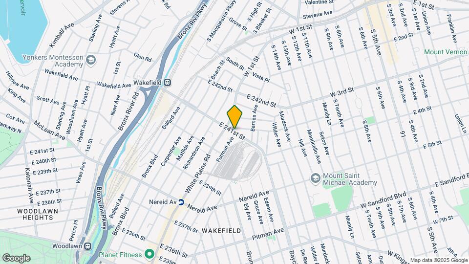 0 E 241st St Map and Location Details