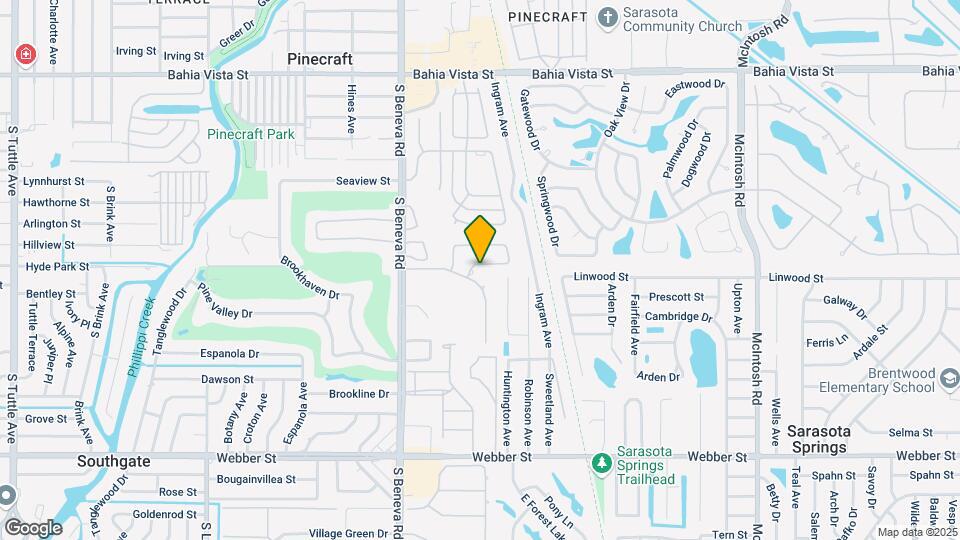 1883 Riviera Cir Map and Location Details