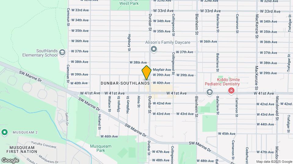 5555-5555 Dunbar St Map and Location Details
