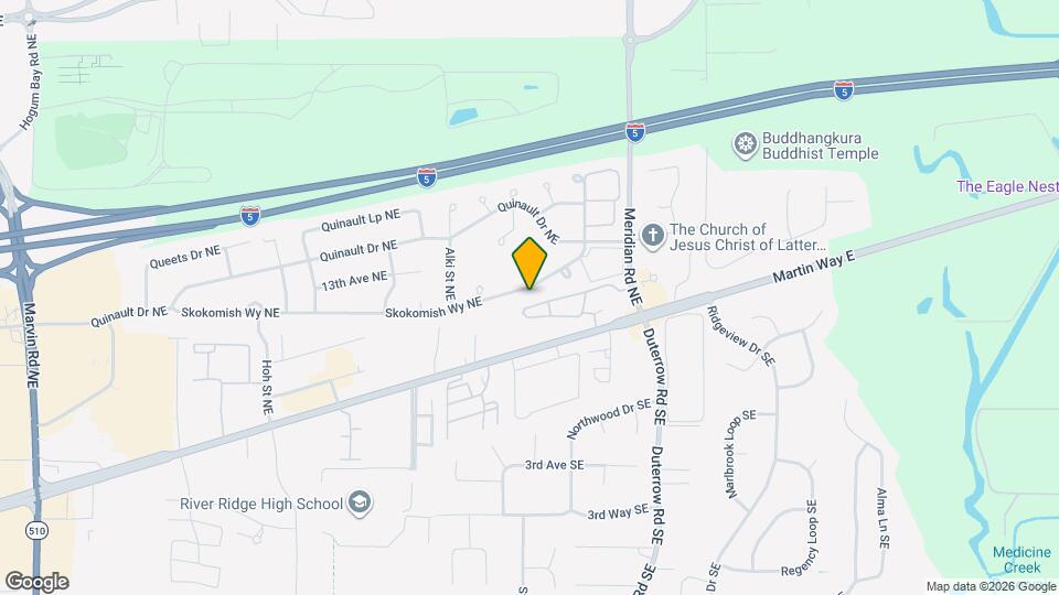 9129 Skokomish Wy NE Map and Location Details
