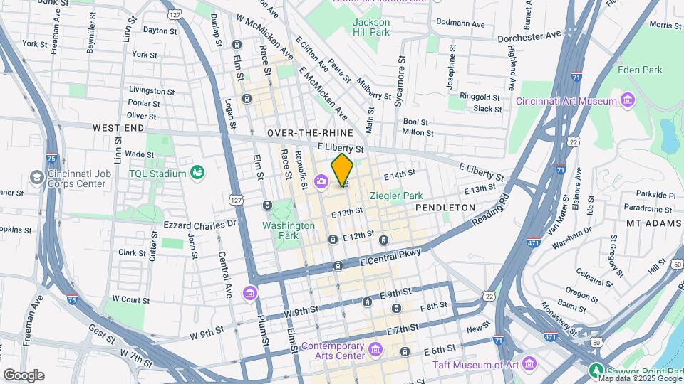 1333 Walnut St Mapa y Detalles de la Ubicación