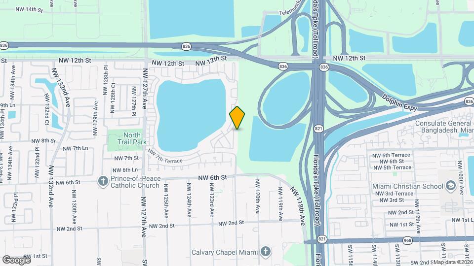 863 NW 122nd Ave Map and Location Details