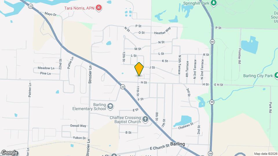 1020 Hunter Dr Map and Location Details