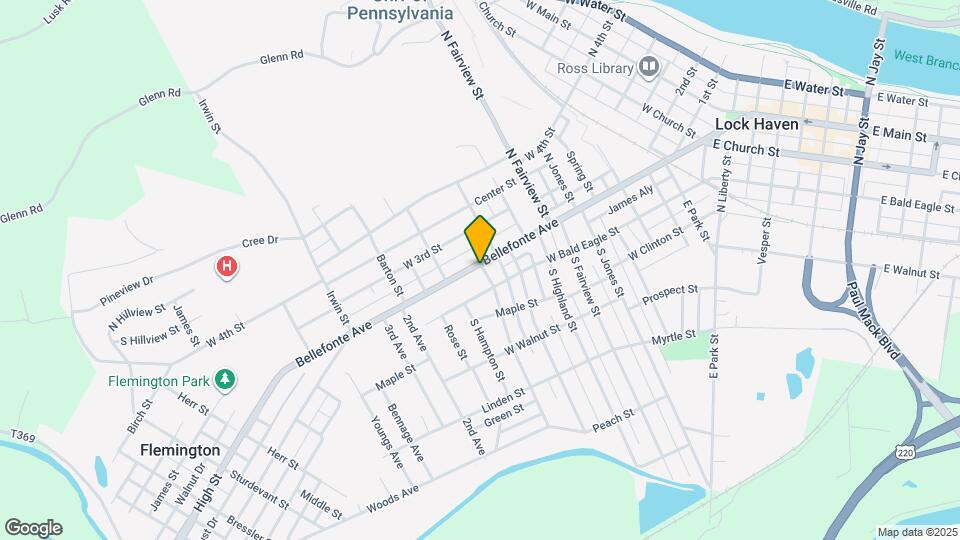 720 Bellefonte Avenue, Unit APT 2 Map and Location Details