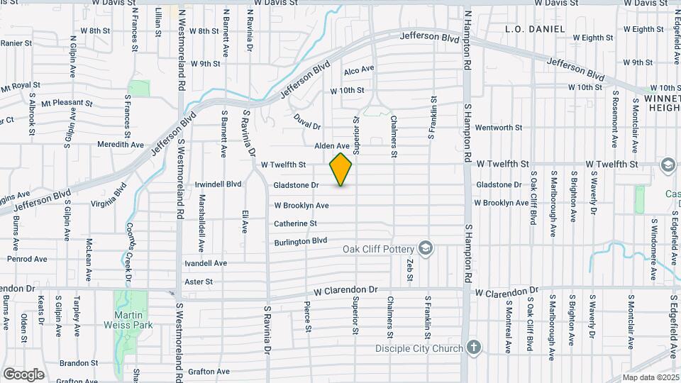 2722 Gladstone Dr Map and Location Details