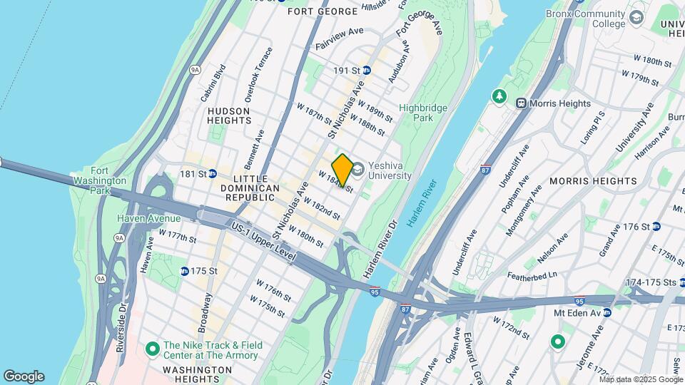 514 W 184th St Mapa y Detalles de la Ubicación