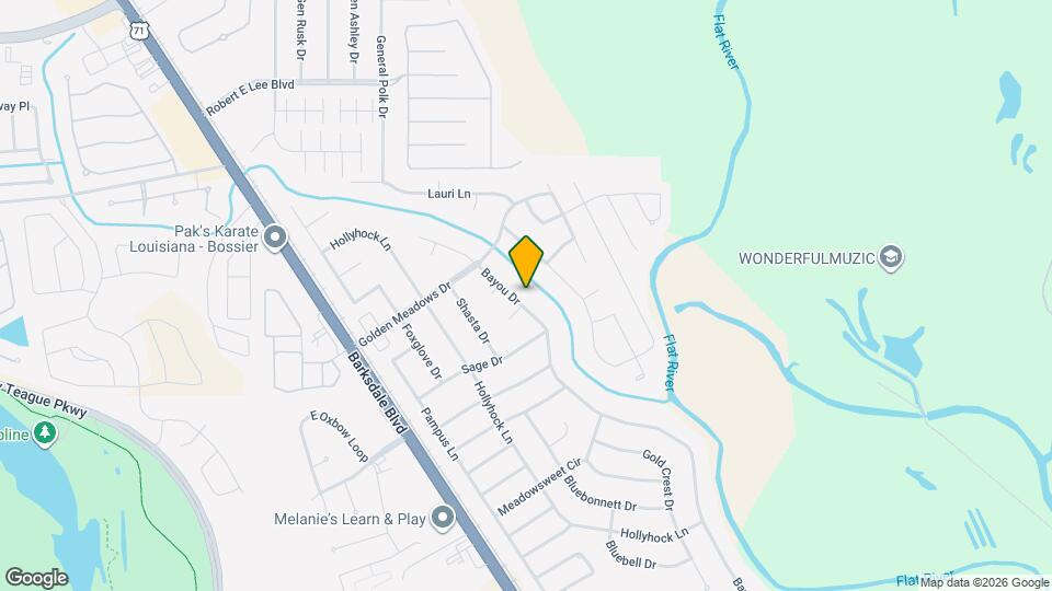 5415 Bayou Dr Map and Location Details