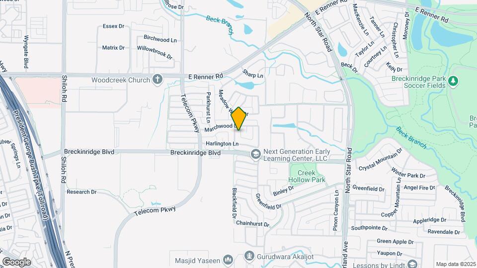 3106 Kingsbury Dr Map and Location Details