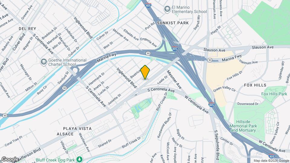 11915 Jefferson Blvd Map and Location Details