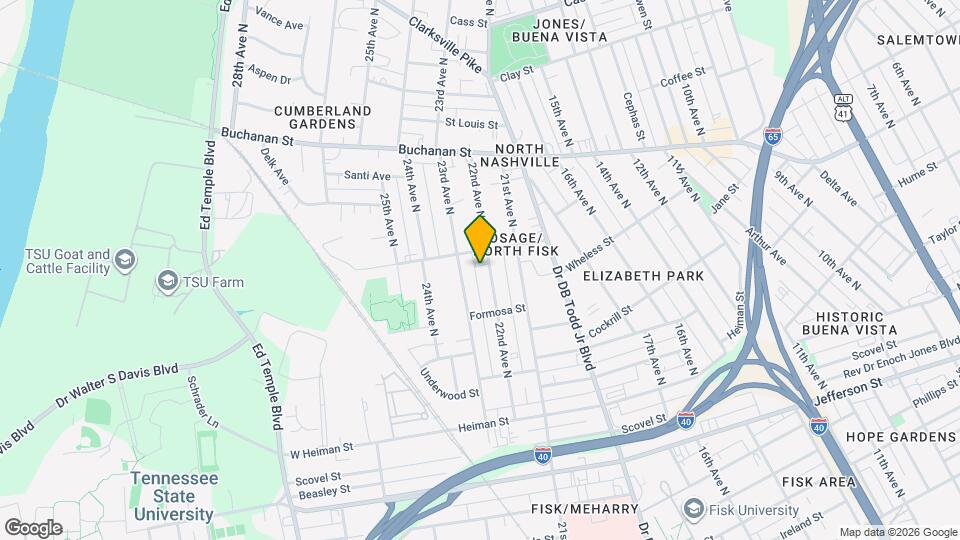 1619 22nd Ave N Map and Location Details