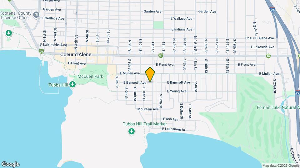 403 S 11th St Map and Location Details