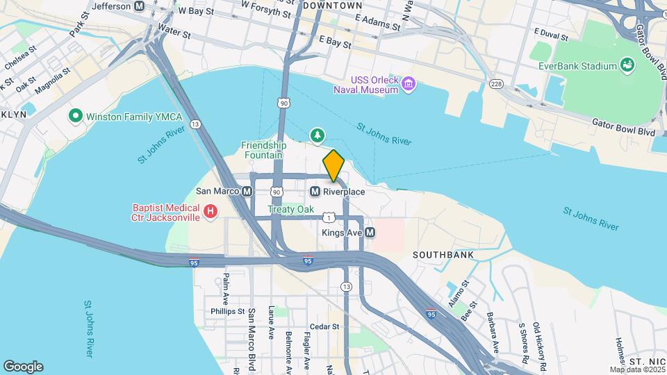 1478 Riverplace Blvd Map and Location Details