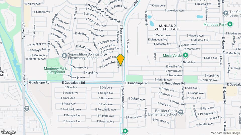 2717 S Ananea Mapa y Detalles de la Ubicación