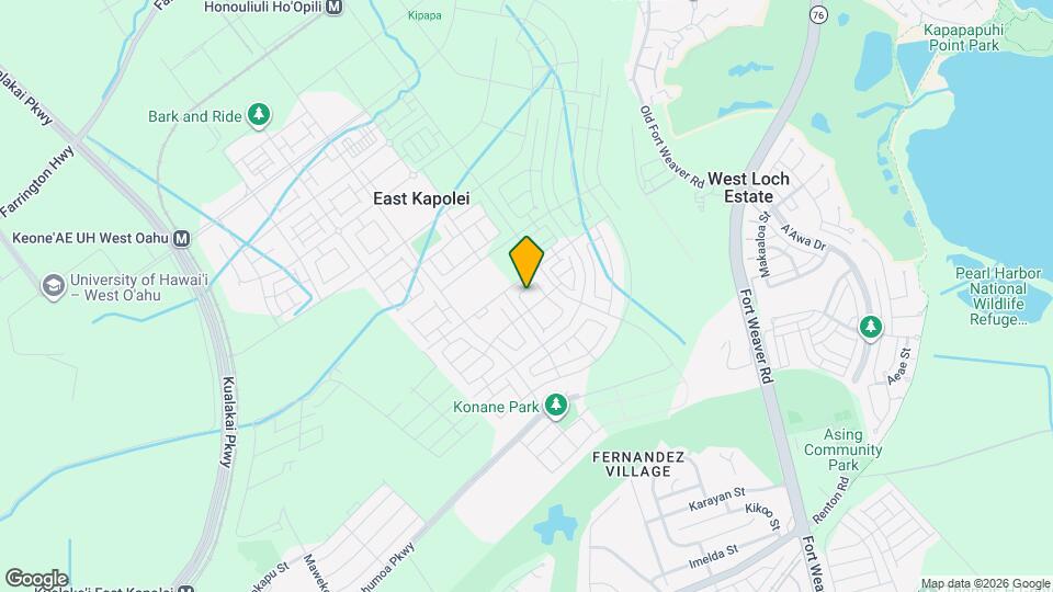 91-1047-1047 Huaulaula Loop Map and Location Details