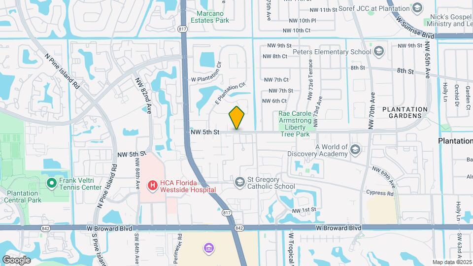 7738 NW 5th St Map and Location Details