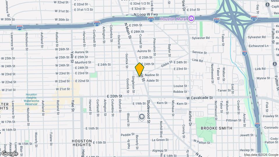 2118 Carter St Map and Location Details