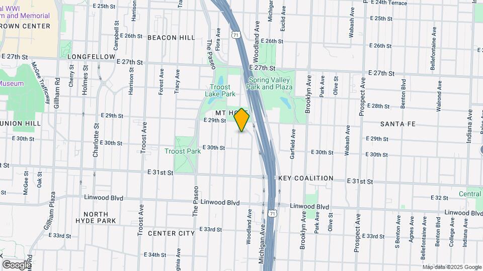 2923 Highland Ave Map and Location Details