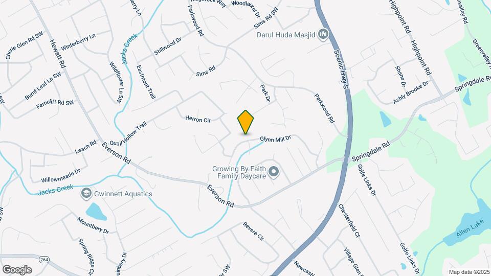 3203 Glynn Mill Dr Map and Location Details