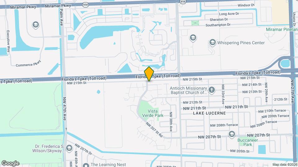 21455 NW 39th Ave Mapa y Detalles de la Ubicación