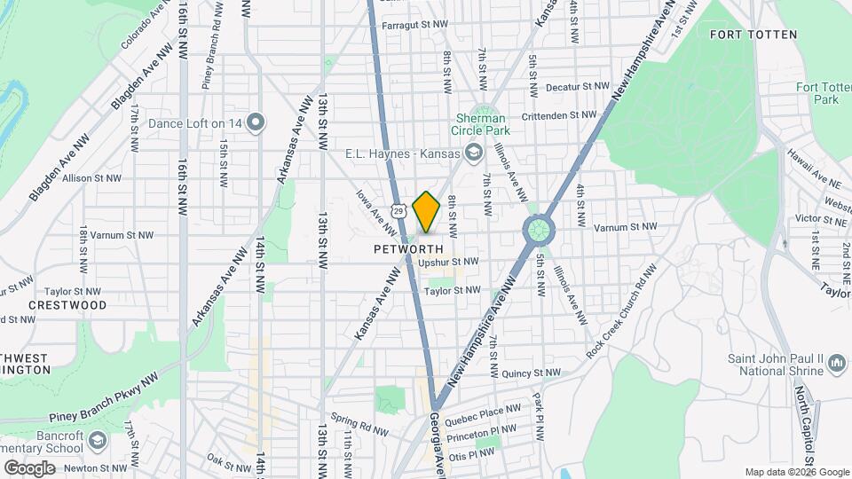 838 Varnum St NW, Unit 2 Mapa y Detalles de la Ubicación