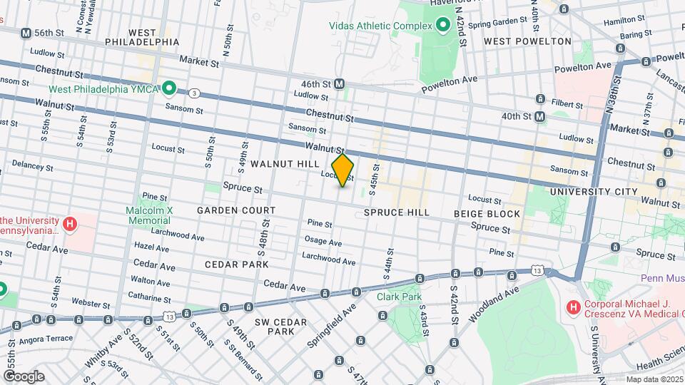 257-259 S 46th St Mapa y Detalles de la Ubicación