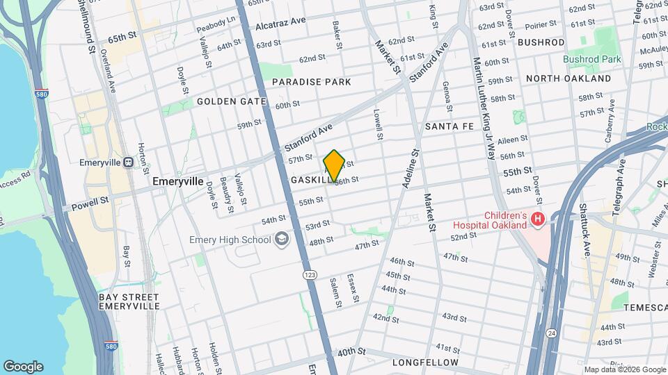 1033 56th St Map and Location Details