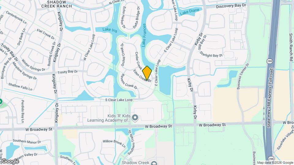 11902 Eden Creek Dr Mapa y Detalles de la Ubicación