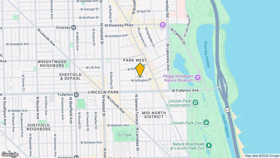 554 W Arlington Pl, Unit 9 Map and Location Details
