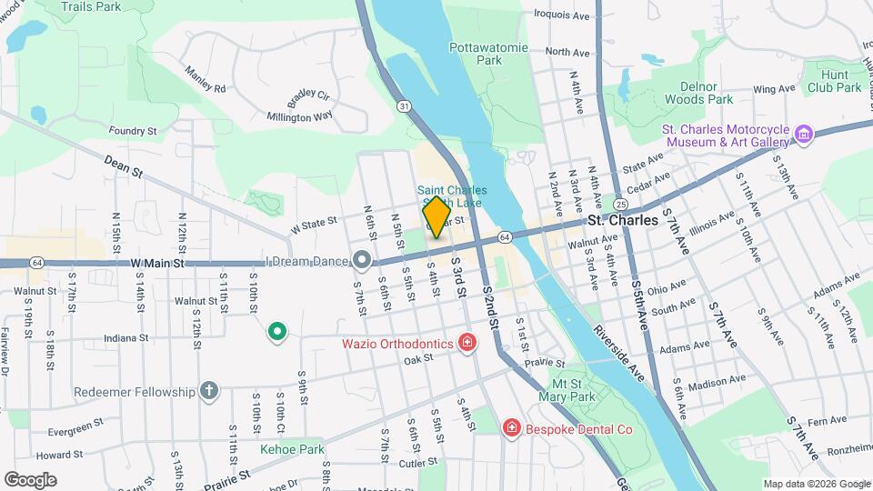 314 W Main St Map and Location Details