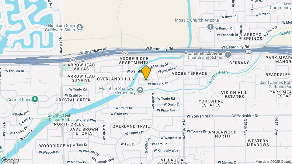 4516 W Behrend Dr Map and Location Details