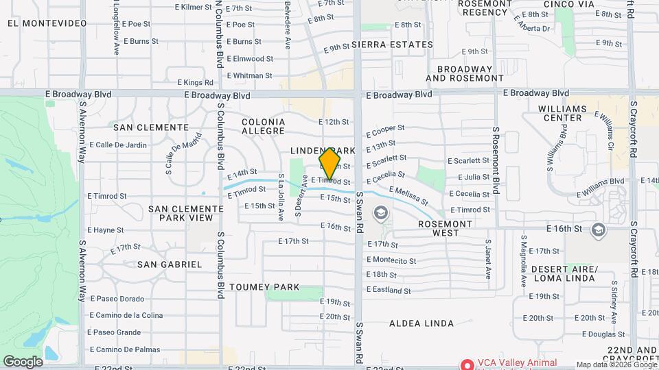 4608 E Timrod St, Unit 220 Mapa y Detalles de la Ubicación
