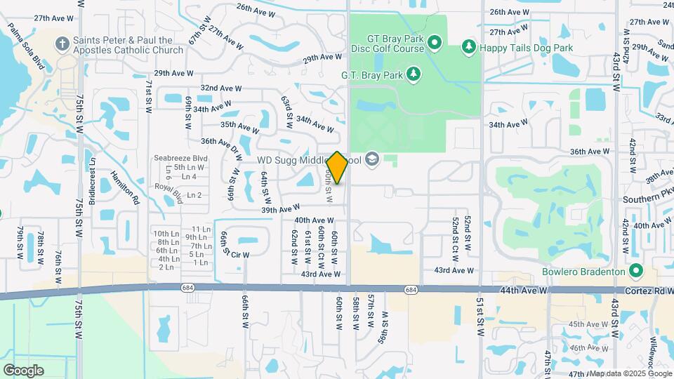 3710 59th St Dr W Mapa y Detalles de la Ubicación
