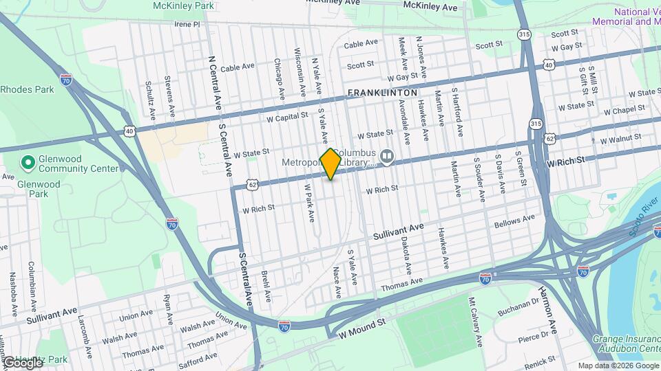 197 S Yale Ave Map and Location Details
