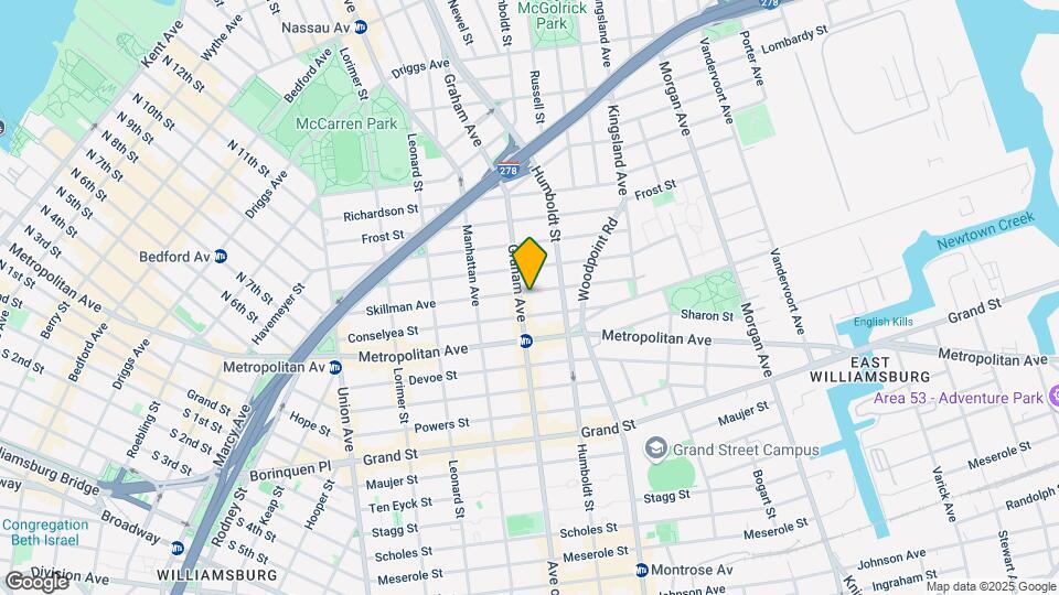 172 Skillman Ave Map and Location Details