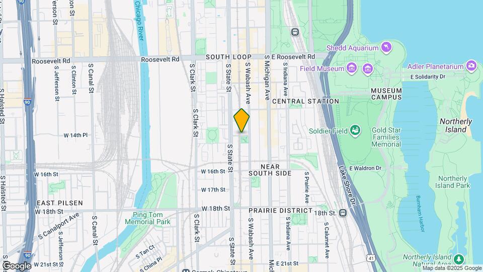 1400 E 14th Pl Map and Location Details