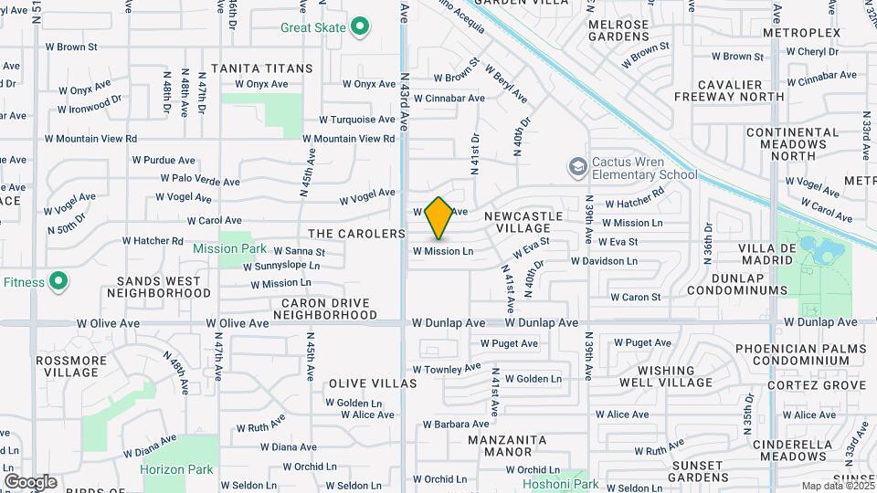 4220 W Mission Ln Mapa y Detalles de la Ubicación